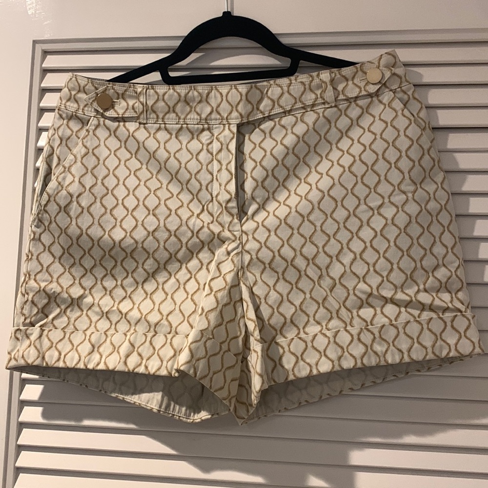 ANTHRO Shorts cotton/linen blend sz 10